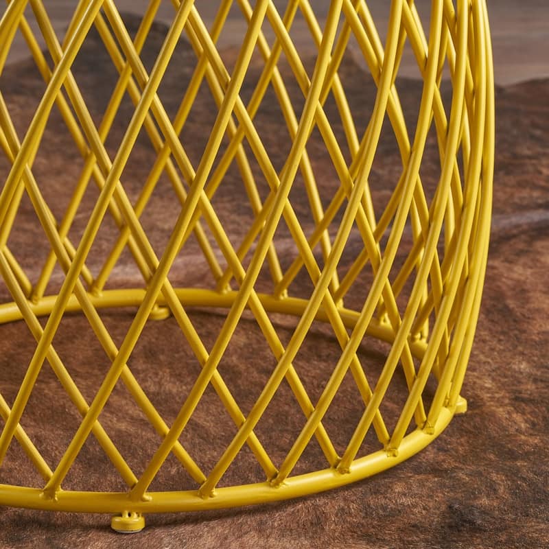 Bryony 19-inch Round Lattice Side Table by Christopher Knight Home
