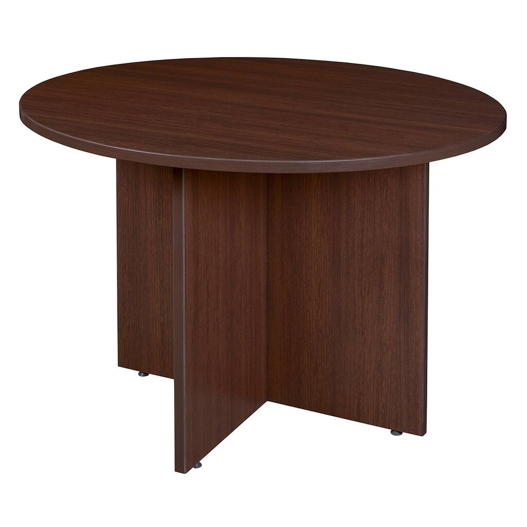 Legacy 42" Round Conference Table- Java - Mocha