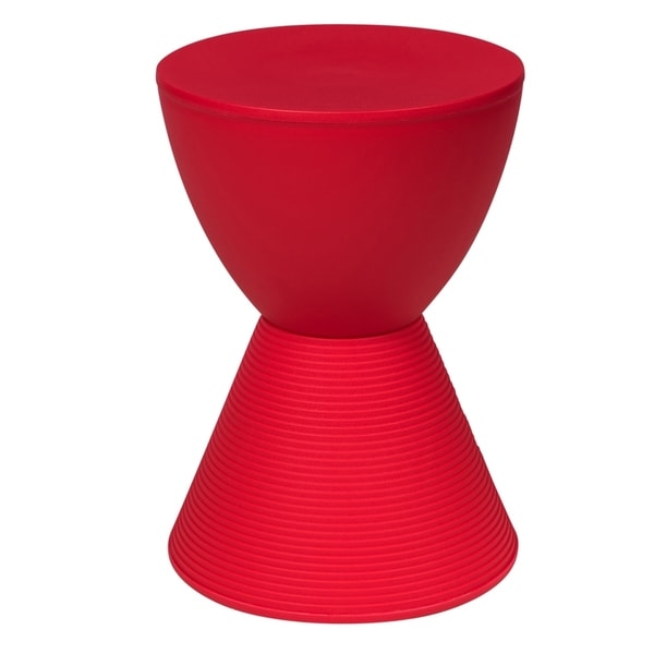 LeisureMod Modern Boyd Round Red Side Table. Opens flyout.