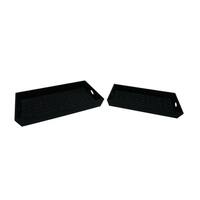 Grace Wood Tray-Set of 2