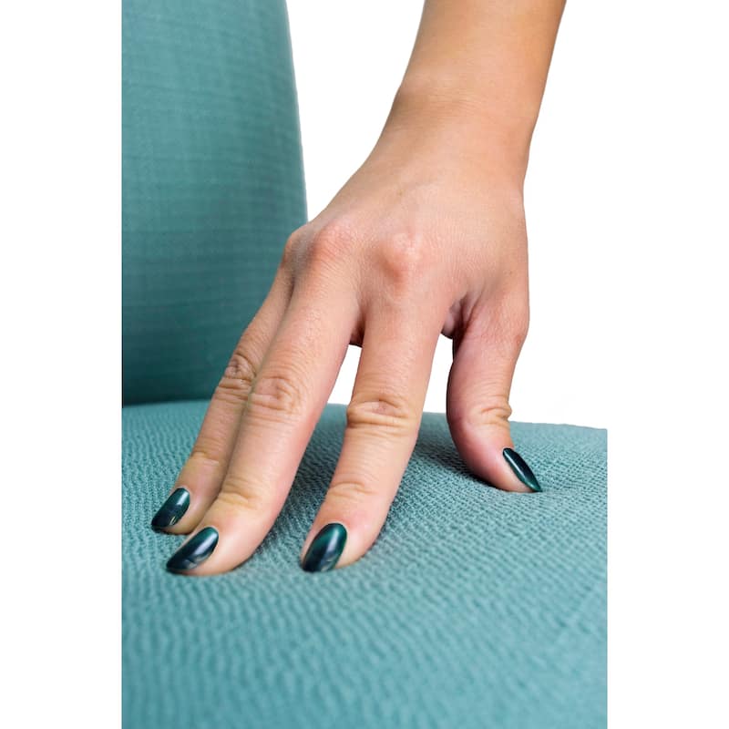 Sole Designs Bella Collection Modern SACHI Fabric Upholstered Counter Bar Stool With Nail Trim & Wingback Design