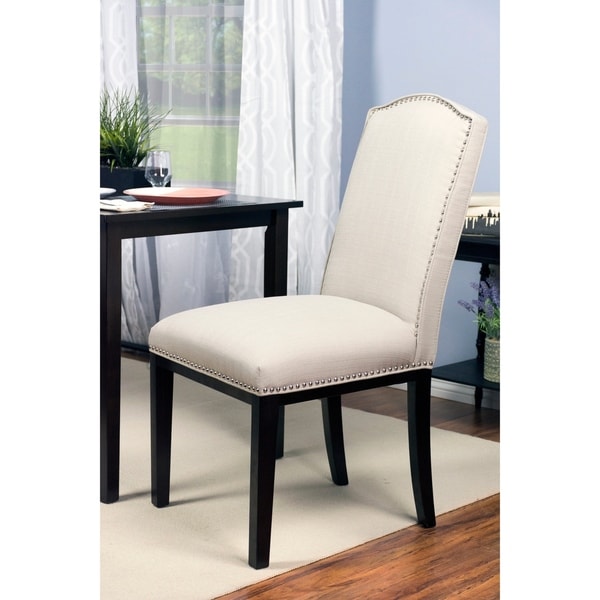 Sole Design Allison Modern Upholstered Camel Back Dining Chair