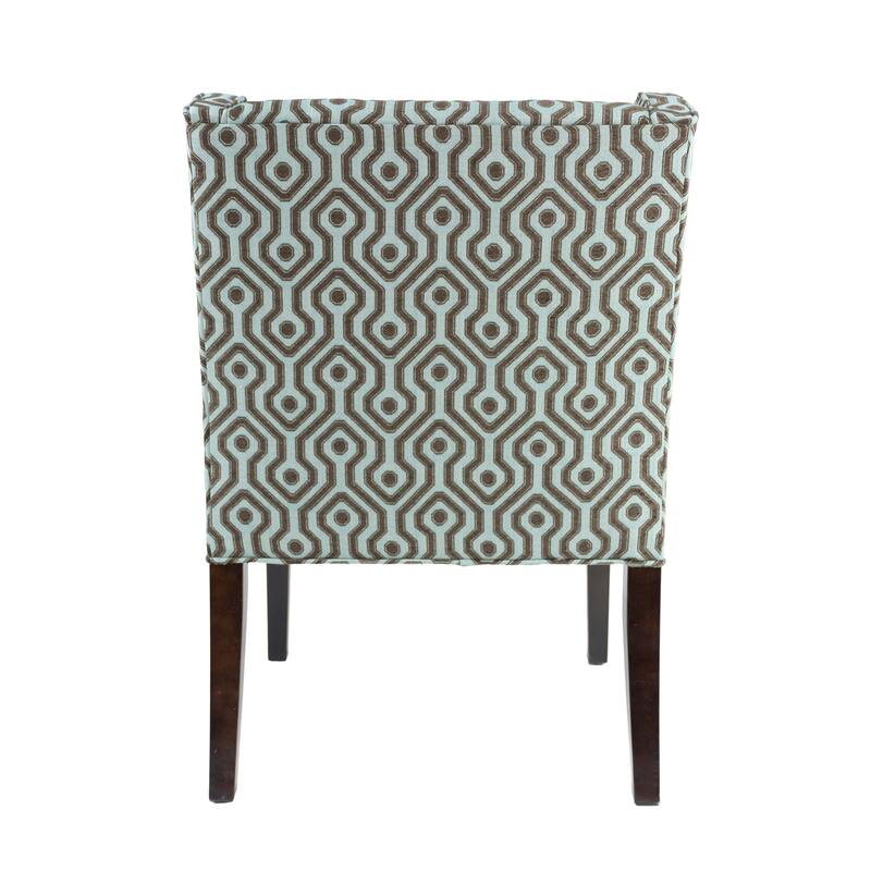 Nolani Modern Fabric BISTROLE Upholstered Slipper Wingback Chair