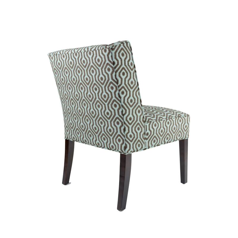 Nolani Modern Fabric BISTROLE Upholstered Slipper Wingback Chair