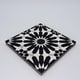preview thumbnail 7 of 5, Handmade Alhambra in Black, White, Grey Tile, Pack of 12 (Morocco)