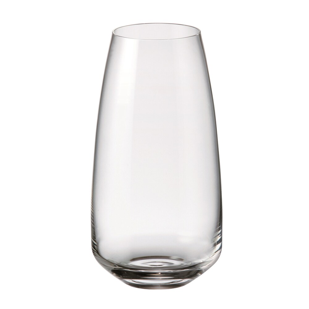 11.75 oz Set Of 6 Red Vanilla Samba Highball Glasses
