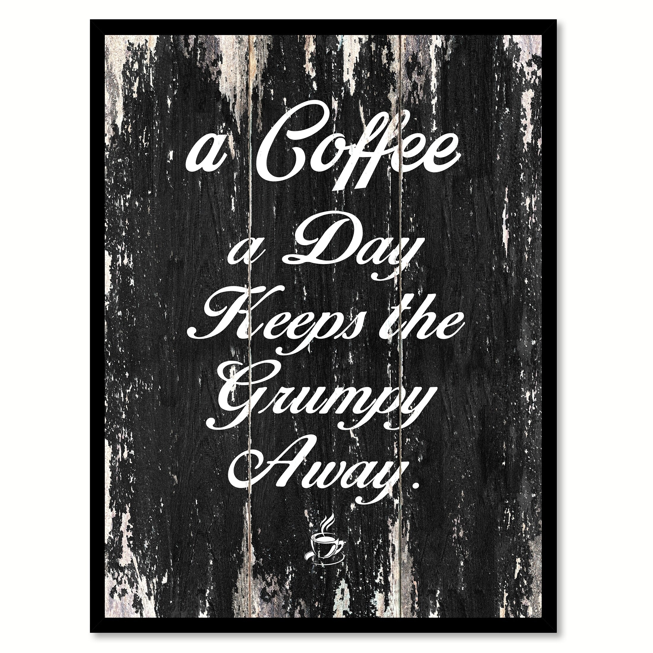 Nothing Makes Sense Before Coffee Saying Canvas Print