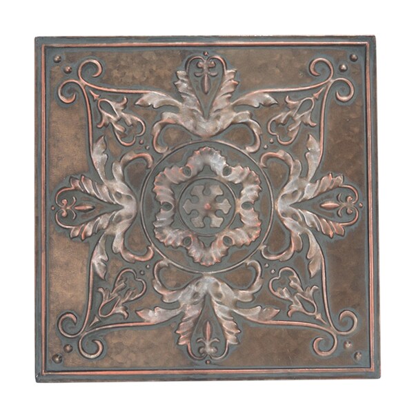 14.5" Jennifer Metal Wall Plaque