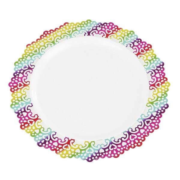 Shop Premium Decorative 10 Inch Buffet Dinner Round Plastic