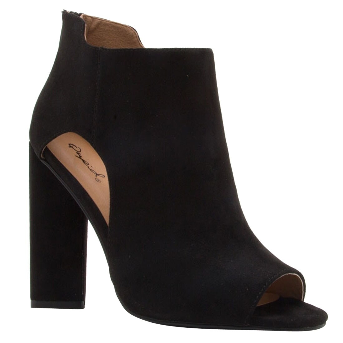 qupid open side booties