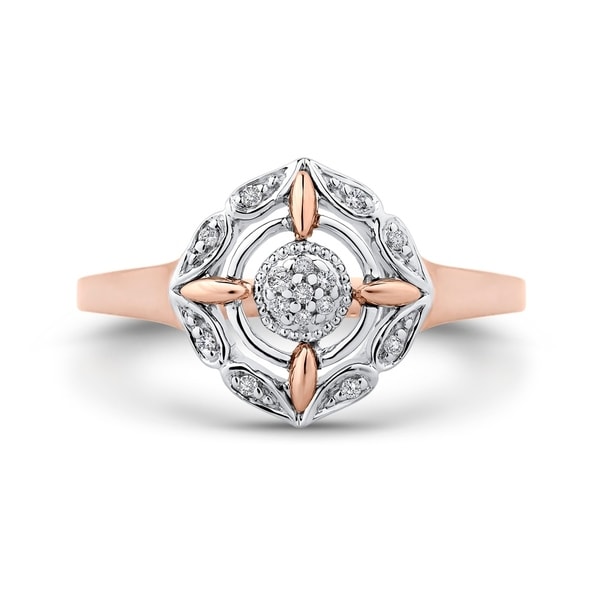 Diamond Wedding Band in 14K Yellow Gold G-H,I2-I3 1//10 cttw, Size-5.75