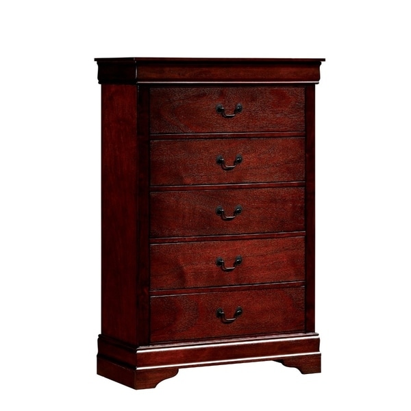 Shop Louis Philippe Iii Contemporary Chest, Cherry - Free Shipping Today - Overstock - 17830460