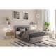 preview thumbnail 2 of 14, Avenue Greene Romeo Upholstered Bed with Storage