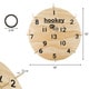 preview thumbnail 2 of 4, Hey! Play! Hookey Ring Toss Game Set for Outdoor or Indoor Play, Safe Alternative to Darts - 12" Diameter - 12" Diameter