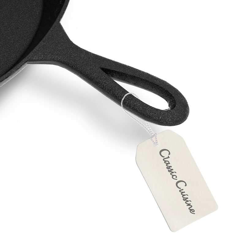 Classic Cuisine Pre-Seasoned Cast Iron Skillet