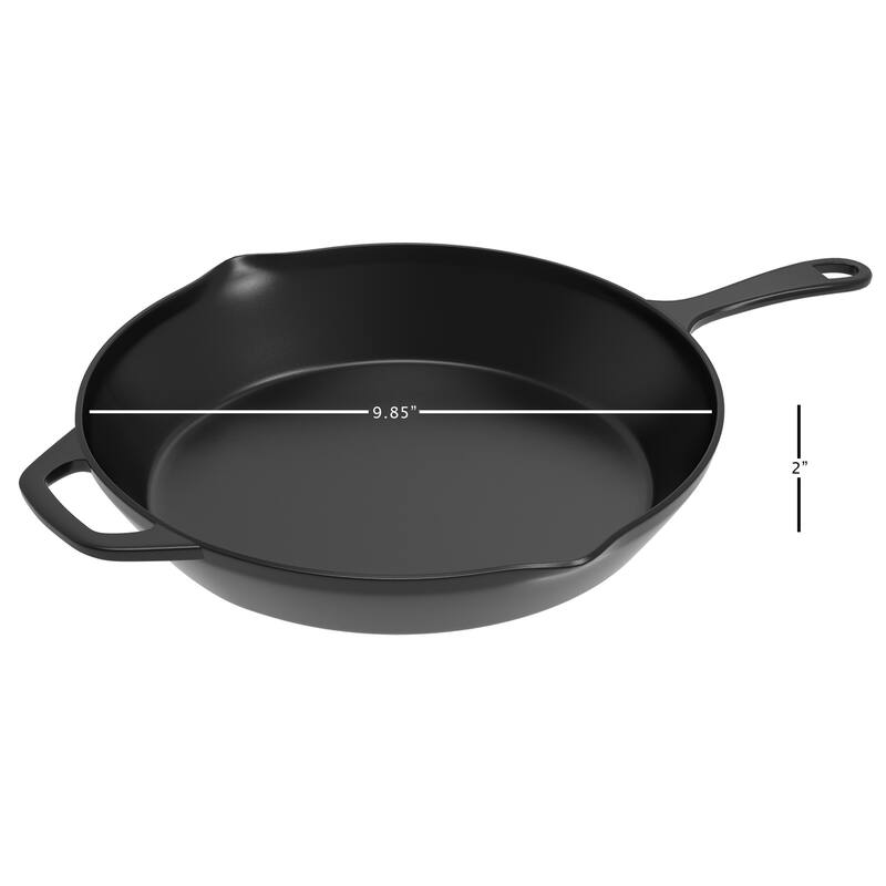 Classic Cuisine Pre-Seasoned Cast Iron Skillet