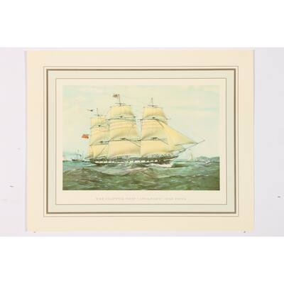 The Clipper Ship Anglesey Premium Art Print