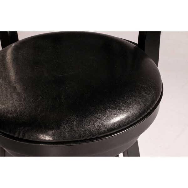 Hillsdale Furniture Fairfox Swivel Counter Stool, Black, 25" - On Sale ...