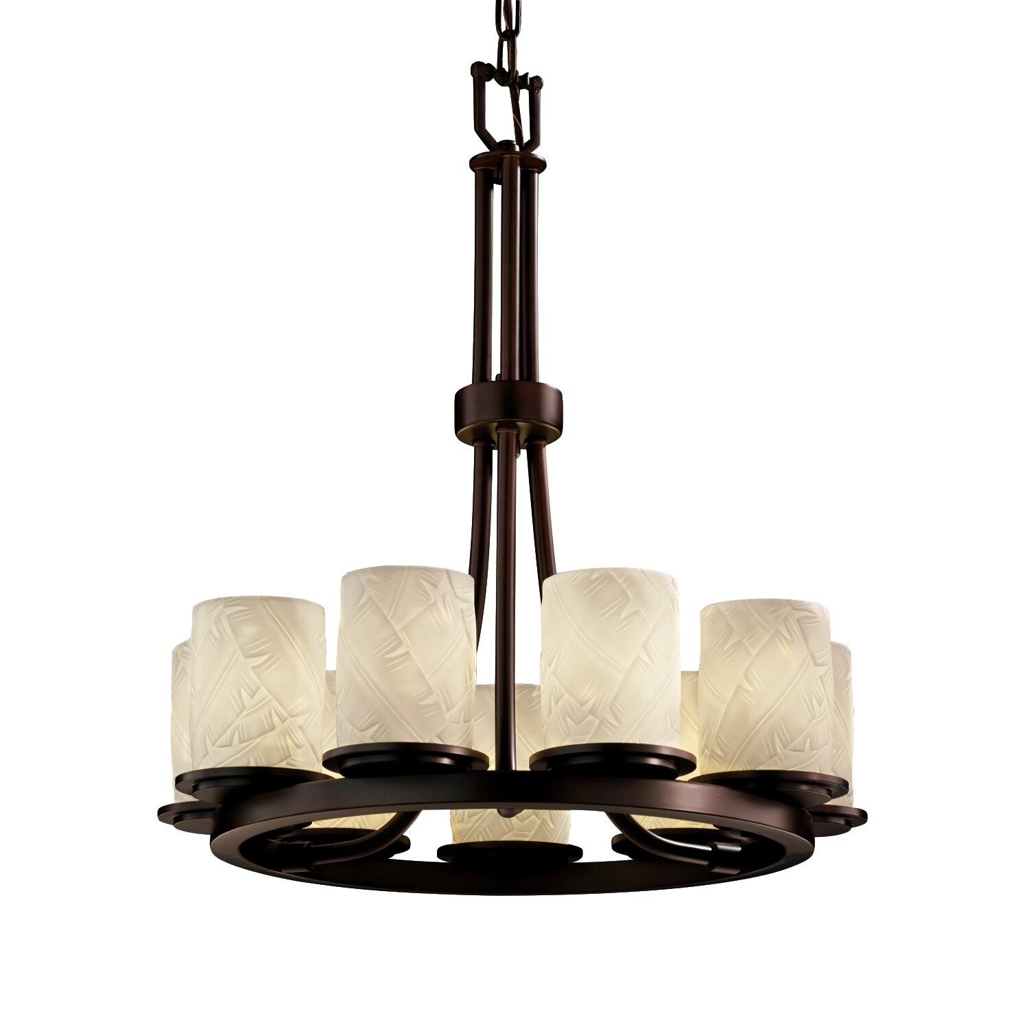 Justice Design Limoges Dakota Dark Bronze 9-light Chandelier - Chandeliers For Bedrooms by Overstock.com