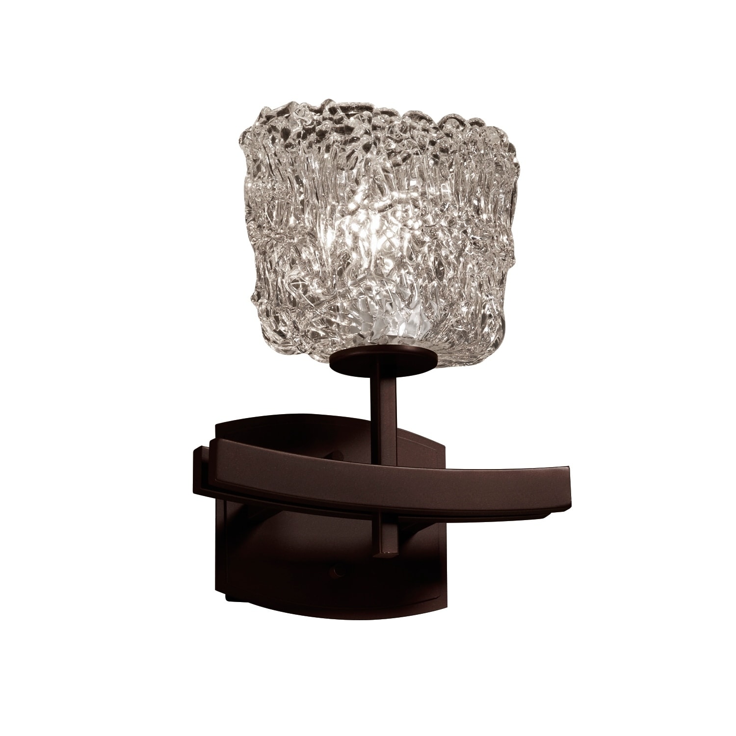 Justice Design Veneto Luce Archway Dark Bronze Wall Sconce