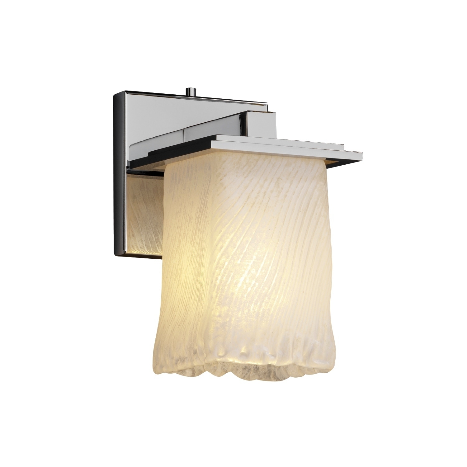 Justice Design Veneto Luce Montana Polished Chrome Wall Sconce - Silver
