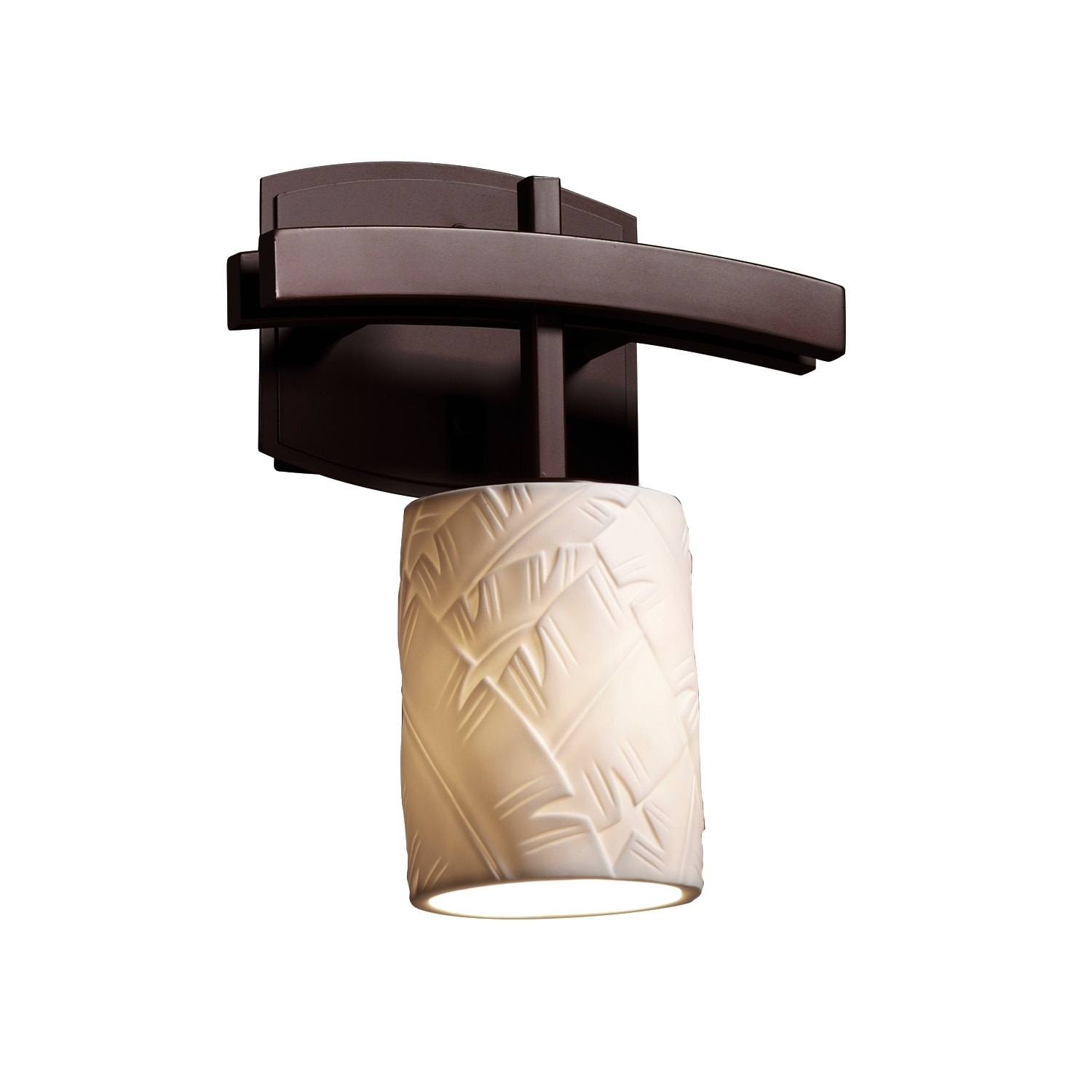 Justice Design Limoges Archway Dark Bronze Wall Sconce
