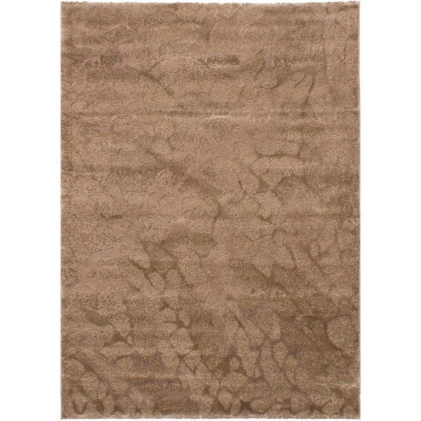 ecarpetgallery Machine-Made Soho Brown Shag (5'5 x 7'9)