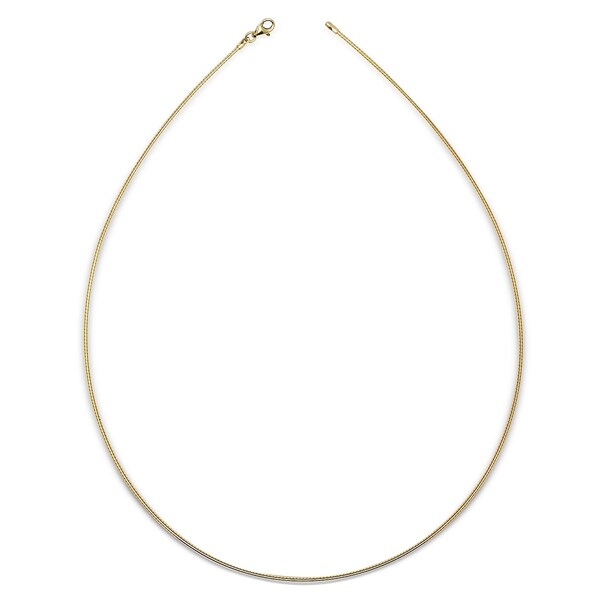 gold plated omega necklace