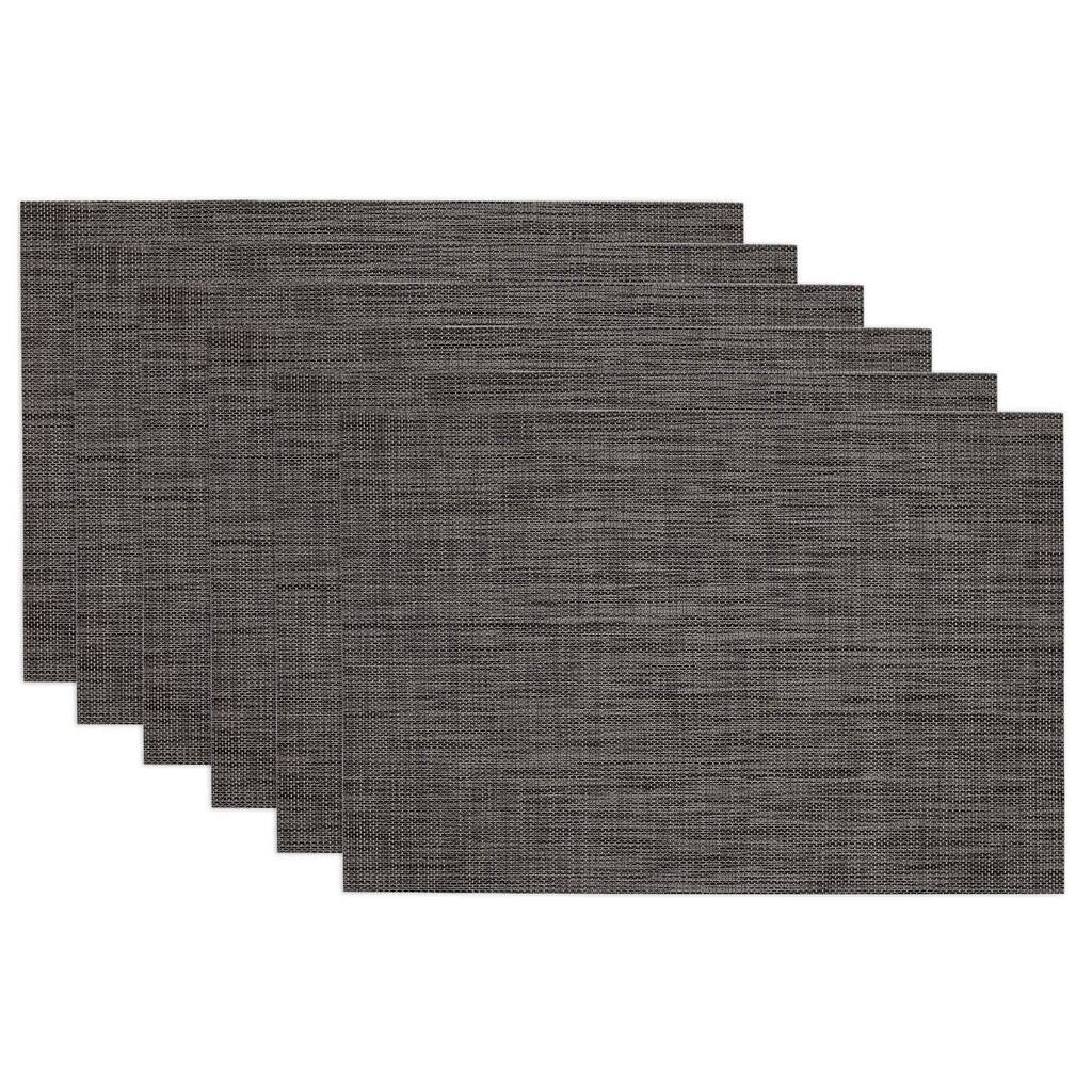 Grey Tonal Tweed Placemat Set of 6