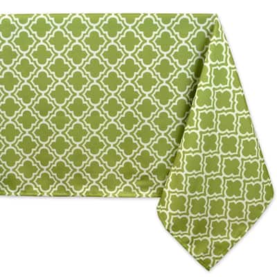 Lattice Umbrella Tablecloth - 60 x 84"