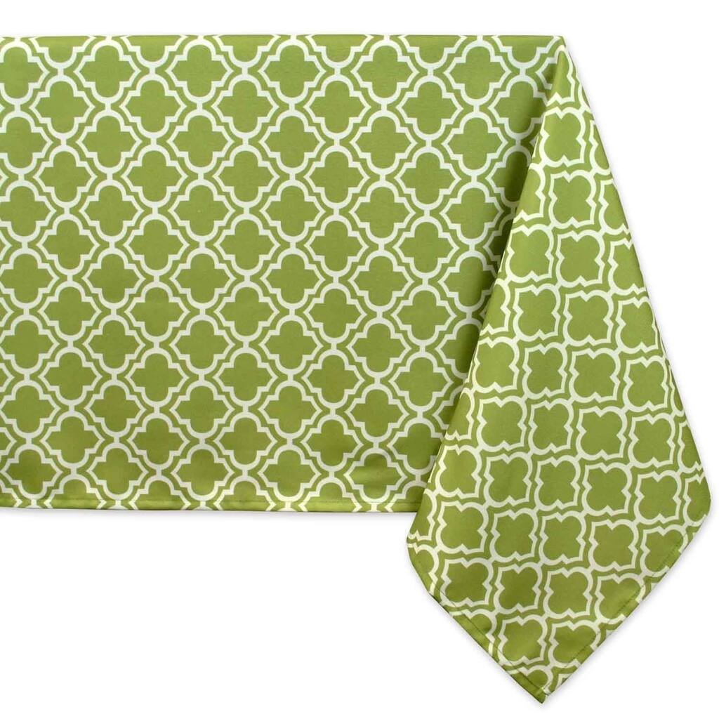 Lattice Umbrella Tablecloth - 60 x 84"