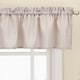 preview thumbnail 3 of 2, Opaque Grey Ribcord Kitchen Curtain Pieces - Tiers/ Valances/ Swags valance