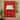 Opaque Red Ribcord Kitchen Curtain Pieces - Tiers/ Valances/ Swags