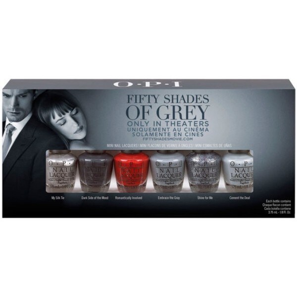 OPI Fifty Shades of Gray 6-piece Mini Nail Laquers Set