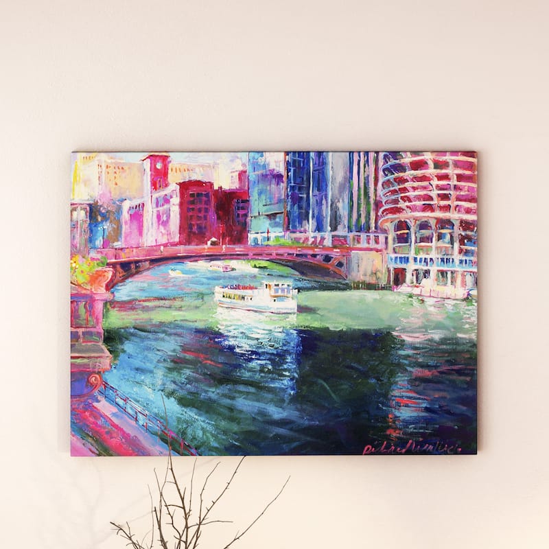 Copper Grove Richard Wallich 'Chicago 2' Canvas Art