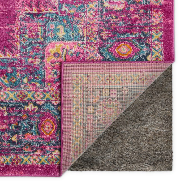 Porch & Den Dobbin Vintage Persian Medallion Farmhouse Area Rug