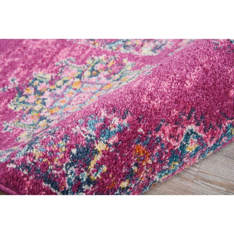 Porch & Den Dobbin Vintage Persian Medallion Farmhouse Area Rug