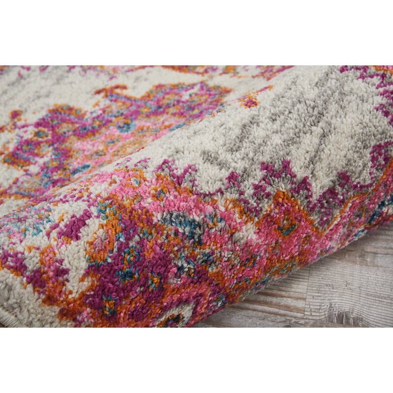 Porch & Den Dobbin Vintage Persian Medallion Farmhouse Area Rug