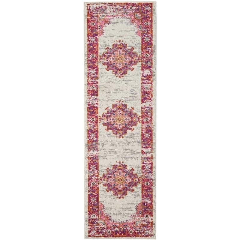 Porch & Den Dobbin Vintage Persian Medallion Farmhouse Area Rug