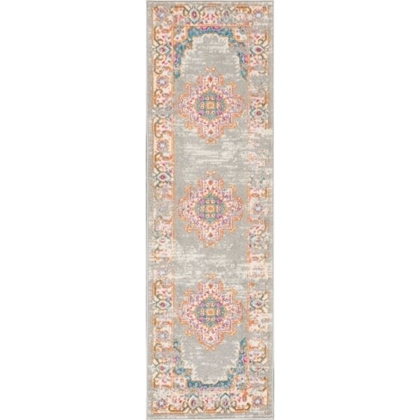 Porch & Den Dobbin Vintage Persian Medallion Farmhouse Area Rug
