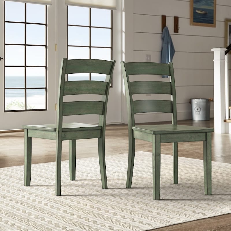 Wilmington II Wood Dining Chairs (Set of 2) by iNSPIRE Q Classic
