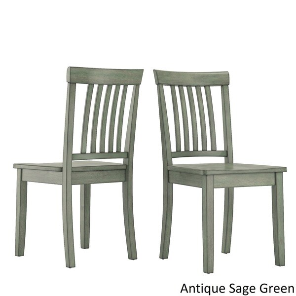 Wilmington II Mission Back Wood Dining Side Chairs (Set of 2) by iNSPIRE Q Classic