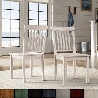Wilmington II Slat Back Dining Chairs (Set of 2) by iNSPIRE Q Classic