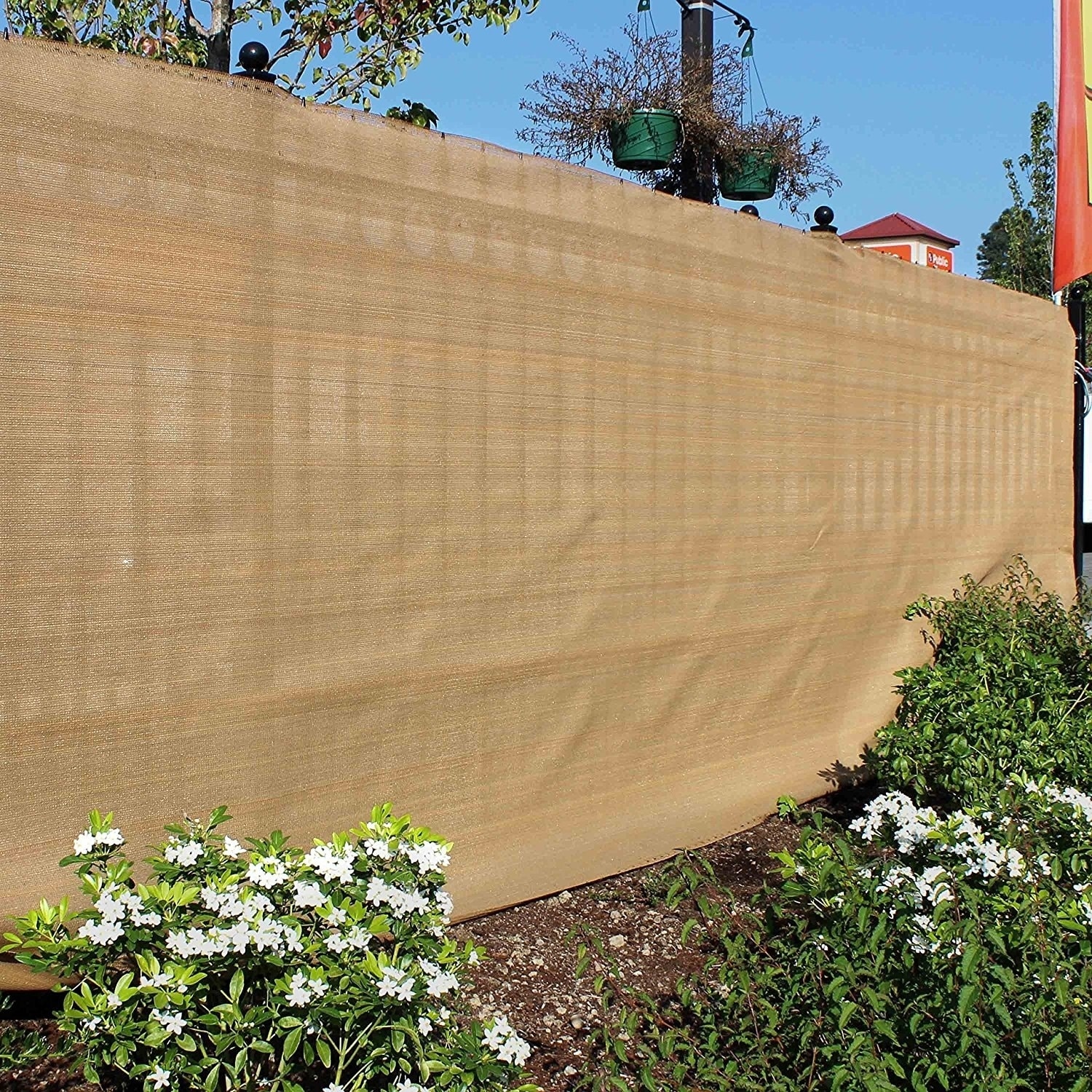 Outsunny 118 x 39 Artificial Privacy Fence Screen Faux Hedge