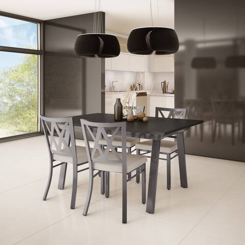 9 Piece Sets Kitchen Dining Room Online At Amisco Washington Metal Chair And Drift Extendable Table Dining Set 4 6 Or 8
