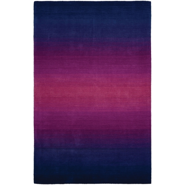 Couristan Oasis Dream Sky/Fruit Punch-Multi Wool Runner Rug - 2'6" x 8'6" runner