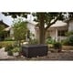 preview thumbnail 9 of 18, Keter Sumatra 135 Gallon Durable Resin Outdoor Storage Rattan Deck Box and Comfortable Seating