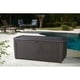 preview thumbnail 3 of 18, Keter Sumatra 135 Gallon Durable Resin Outdoor Storage Rattan Deck Box and Comfortable Seating