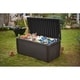 preview thumbnail 5 of 18, Keter Sumatra 135 Gallon Durable Resin Outdoor Storage Rattan Deck Box and Comfortable Seating