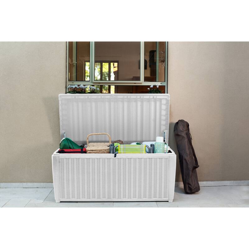 Keter Sumatra 135 Gallon Large Durable Resin Outdoor Storage Deck Box